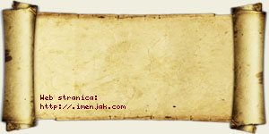 Jasna Pribanović vizit kartica